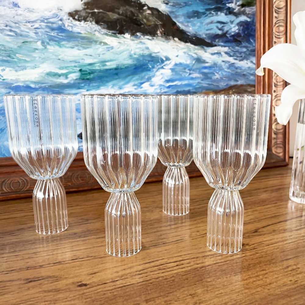 fferone Margot White Wine Glass Set of Four / Retail $500 on Moda Operandi